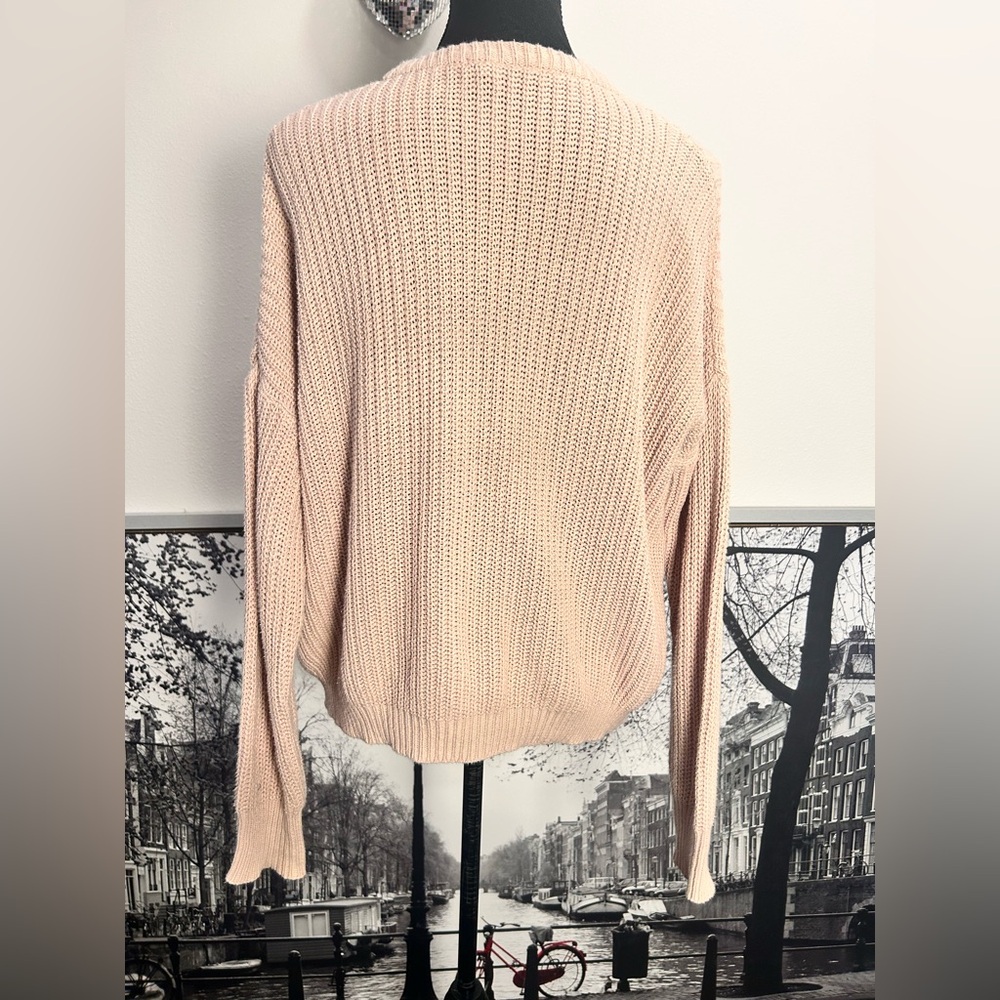 Brandy Melville Pink Bronx Sweater - Picture 4 of 6